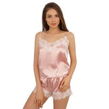 Pajamas Set Lace Trim