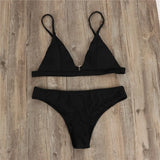 Neon Green Bikini Women Summer Solid Push Up Micro Swimsuit Brazilian Beach Bathing Suit Thong Swimwear Maillot De