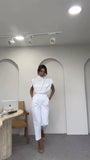 Fongt 2023 Summer New Personality Shoulder System Shows A Thin Waist Belt Decorative Pants Suit-Outfit