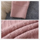 Winter Knitted 2 Piece sets Women's Thick Warm Casual Pullover Sweaters+Wide leg pants Tracksuits Korean