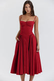 Fongt Dress New French Retro Dress Court Style Dopamine Wearing Sling Dress Woman