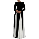 Fongt Women's New Bumpy Long-Sleeved Dress INS Casually Loose Spring Dress