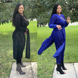 African Print Dresses for Women Two Piece Set Dashiki Dress Pants Sets African Clothes Bazin Elatic Famous Suit Vetement