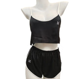 Fongt New Pure Windy Pajamas Women's High-Grade Ice Slings Shorts Sports Suit Homewear Spring And Summer