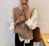 And Autumn 2025 New Chiffon Sleeve Temperament Splicing Knitted Sweater Loose Sexy Lanky Sleeve Top