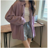 Fongt Sunscreen Shirt Coat Women's Summer Shirt With A Small Shirt 2025 New Spring