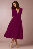 Fongt And Summer 2023 New Sexy Deep V Mid-Sleeve Dress Ebay Long-Term