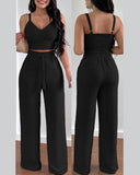 Fongt New Fashion Slings Two-Piece Women's Clothing