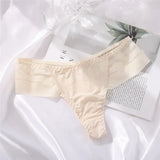 Perspective G-String Sexy Thongs Women Panties Seamless Low Waist Hollow Out Female Underpants Girls Intimates