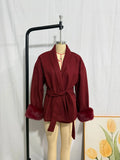 Fongt Women's Clothing INS Explosion Autumn And Winter Slebt High-End Hair Coat