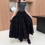 Solid Color Bow Tie Coquette Umbrella Maxi-Outfit