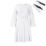 Fongt With Belt African Women's Clothing 2025 Autumn And Winter 2025 New Long-Sleeved Elegant Collar Dress