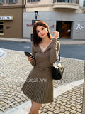 Fongt Xixi 2025 Autumn White Label New Temperament High-Collar Lace Bottom-Up Lady 100 Top Women 89621