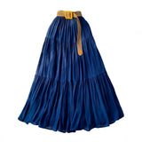 Fongt Half-Dress Women's Dress 2025 Summer Small In The Long Leisure High-Rise Display Thin Pendulum Ponve Egg