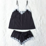 Pajamas Set Lace Trim