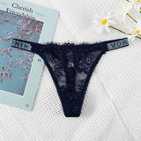 For Double-Drilled Sexy Thong Women Silk Silk Smooth And Breathable Lace T Trousers Women's