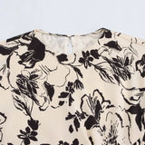 Fongt Printed Ampicula Dress Summer 2025 Design Kinesigeed Dress Girl