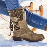Women Winter Boots Mid-Calf Snow Boots Female thigh high boots Warm High Quality Botas Mujer Plus