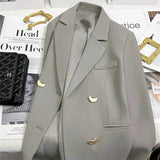 Fongt 2025 New Black British Style Suitcase Lady French Style Fashioned Small Suit Woman