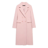 Fongt New Blended Double-Dbutled Long Coat 9231756