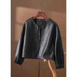 Quality PU Leather Jackets Women Spring Autumn Short Simple Coat Female Women Jacket