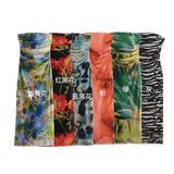 New Printed Silk Mesh Wrinkle Slim Breast Dress 5039373-Outfit