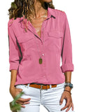 Fongt Autumn And Winter New Women's Shirt Collar Long-Sleeved Shirt Women's Clothing