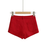 Trendy Women's Wear In Summer, A New Style Of Spicy Girls' Style, High Elasticity, Sexy Low-Waist Hot Pants, Buttocks And Hip Shorts.-Outfit