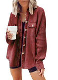 Fongt 2025 New Coat Fashion Casual Collar Pocket Splicing Irregular Shirt Jacket Woman