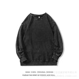 Fongt Autumn And Winter New Pure Cotton Water Wash Old Sweater Women In Batik Retro Print Top Lady