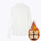 Fongt Turtleneck Bottom Shirt Women Autumn And Winter Pure Color Long Sleeve T-Shirt Women's New Korean Version Slim Slim Versatile
