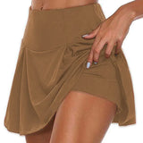 Temperament Commute Summer Solid Color Two-piece Skirt