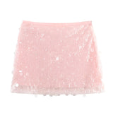 Fongt New Squins With Stylish Miniskirt Skirt 3920139 808
