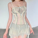 Fairycore Ruffle Two Piece Set-Outfit