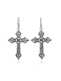Vintage Cross Earrings-Outfit