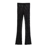 New Lace Jumpsuit 0219816 Split Design Leggings 4661529-Outfit