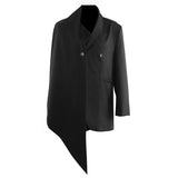 Fongt Early Spring Irregular Angolan Red Personality Cut Suit Jacket Blouse 1793