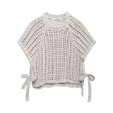 Fongt Side With Multi-Color Coarse Needle Sweater