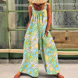 Summer Large Printed Loose Wide Leg