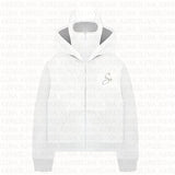 Fongt Brand Double Hat Unique Design Hooded Jacket Autumn And Winter New Master With Loose Y2K Jacket
