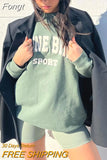 Embroidered Sweatshirt Women 2023 Spring Autumn Clothing Vintage Sweatshirts Tops Womens Fashion Pullovers