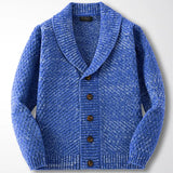 Fongt Men's Wear Autumn And Winter Long-Sleeved Thick Knit Sweater Knitted Jersey Over The Collar Men's Coat Tide