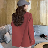 Fongt Blazer Women's Spring And Autumn 2025 New Spring High-End Casual Small Korean Version Design Suit