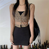 Shirts Women Elegant Aesthetic Chic Cozy Summer Sun-proof Crop Tops French Style Hollow Out Vacation Fashion Ins