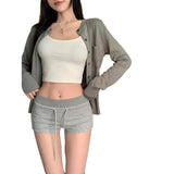 Fongt Thin Casual Pants Women Spring Suction Hot Pants Bag Hip Pants Leggings Black Pants
