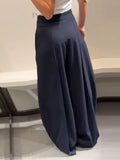 Fongt Autumn 2025 New Fashion Temperament Loose Striped Broad Leg Suit Pants
