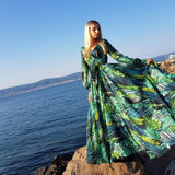 Print Sexy Lady Bohemian Long