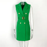 Fongt Blazer Women's Senior Feeling Spring And Autumn Thin Korean Version Of Loose Design Small Long-Sleeved Casual Suit