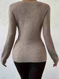 Fongt And Winter Jacket Women's Sweater Explosion Of The Girl's Knitted Shirt Solid Color Bottom Top