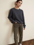 Fongt Sales Of Solid Color Round-Neck Sweater Women 2025 Burst Soft Knitted Top